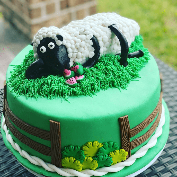 Delightful Sheep Cake