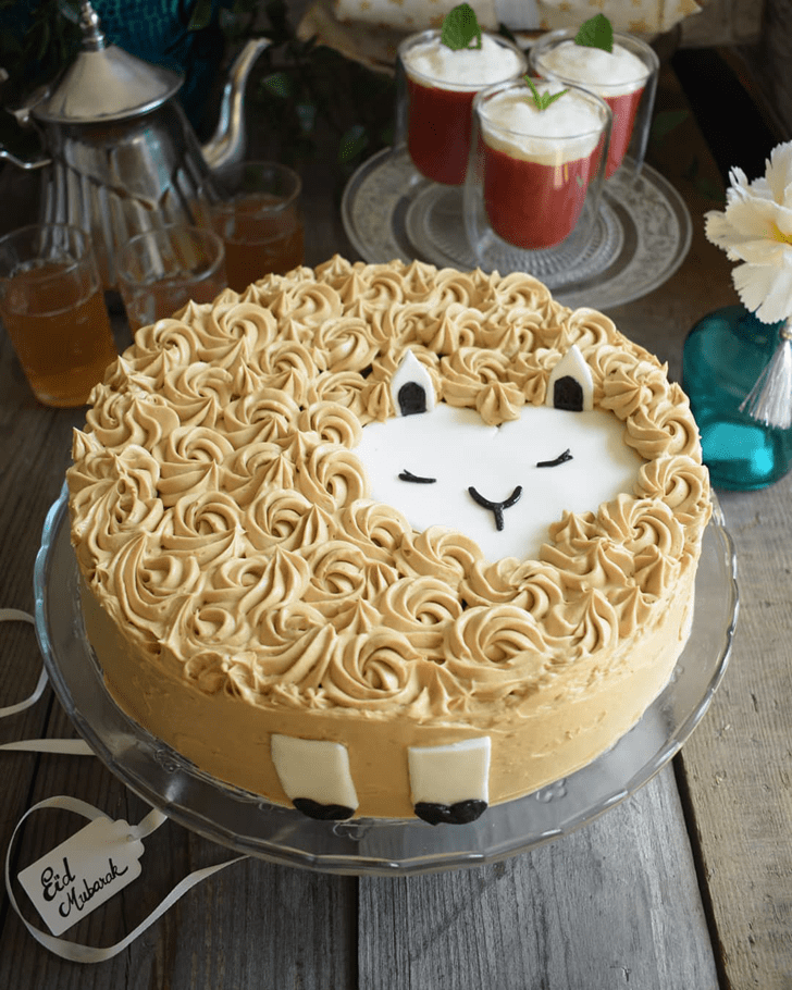 Enthralling Sheep Cake