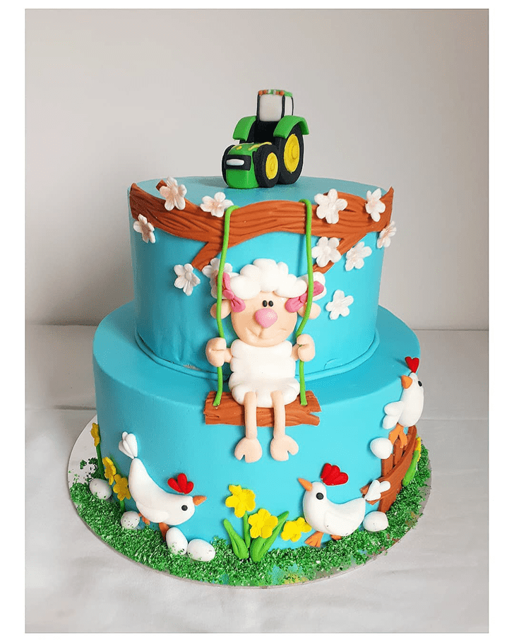 Wonderful Sheep Cake Design