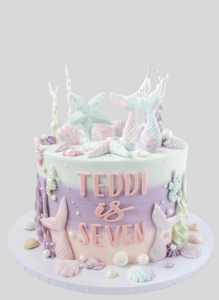 Classy Shells Cake