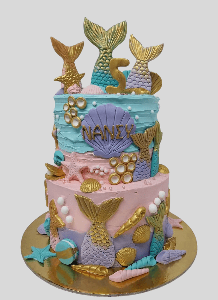 Magnetic Shells Cake