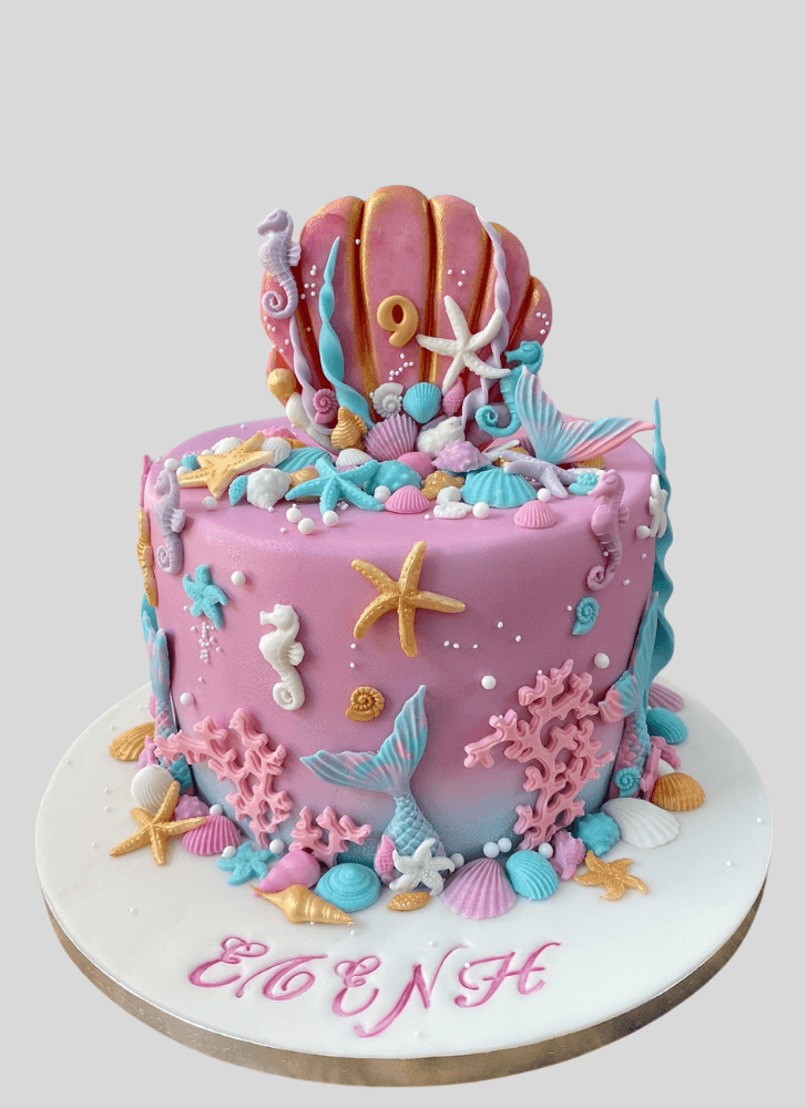 Pleasing Shells Cake