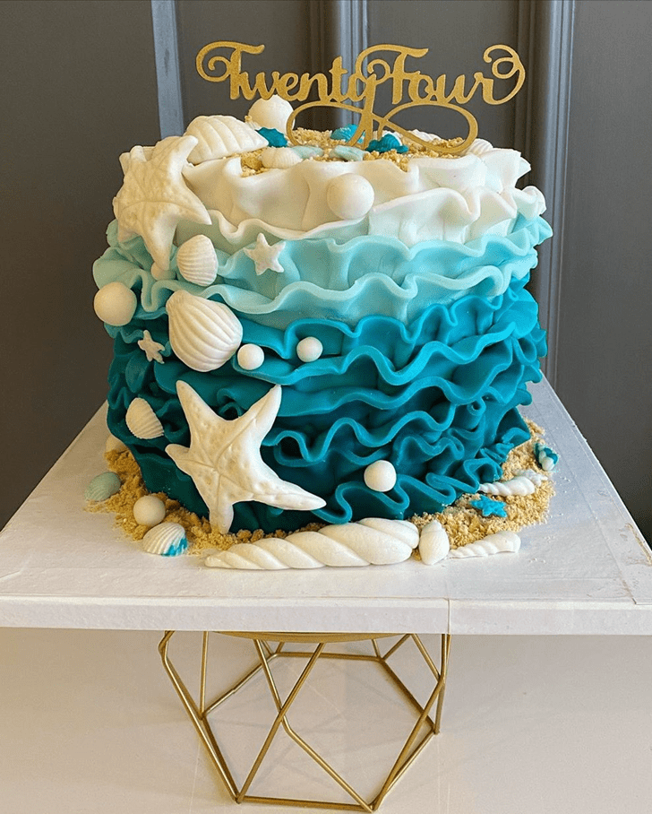 Alluring Shells Cake