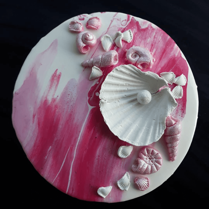 Dazzling Shells Cake