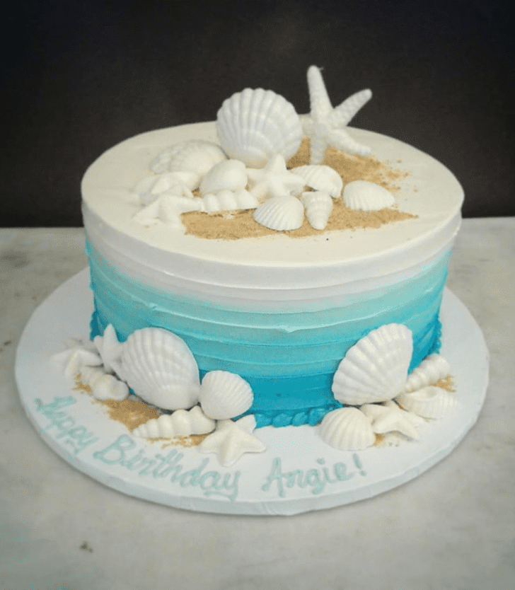 Delightful Shells Cake