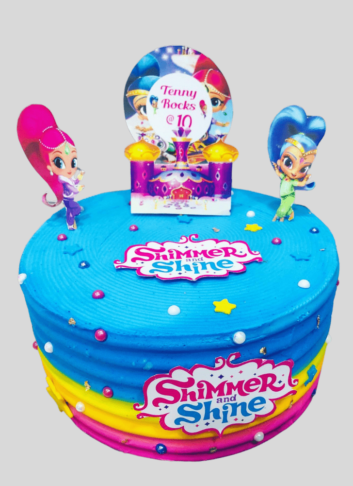 Captivating Shimmer and Shine Cake