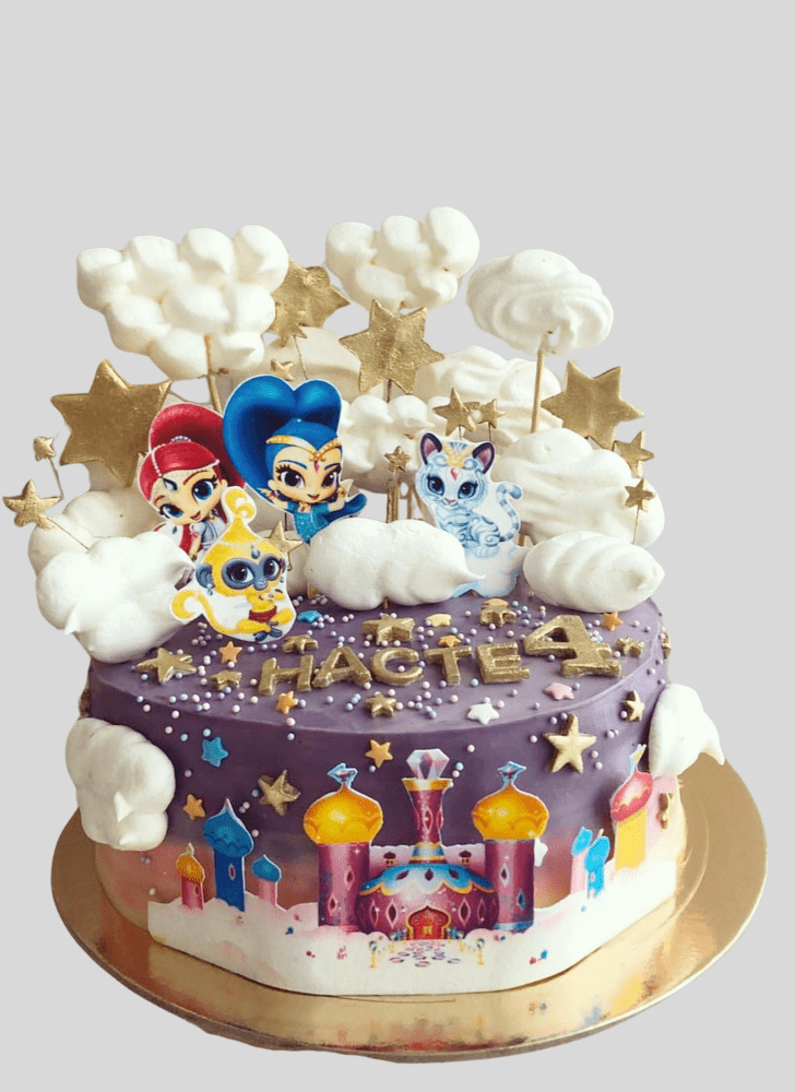 Charming Shimmer and Shine Cake