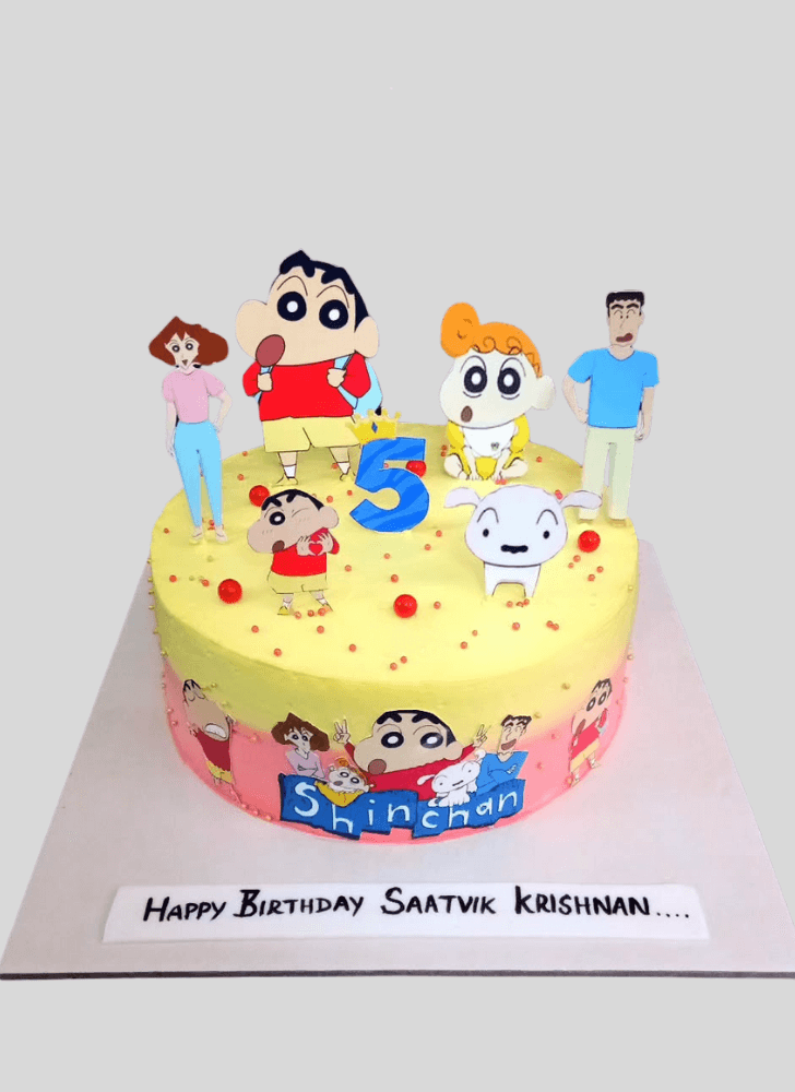 Admirable Shinchan Cake Design