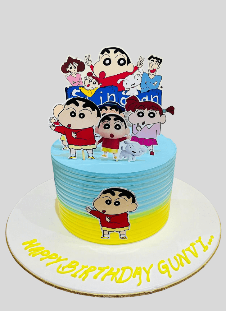 Bewitching Shinchan Cake