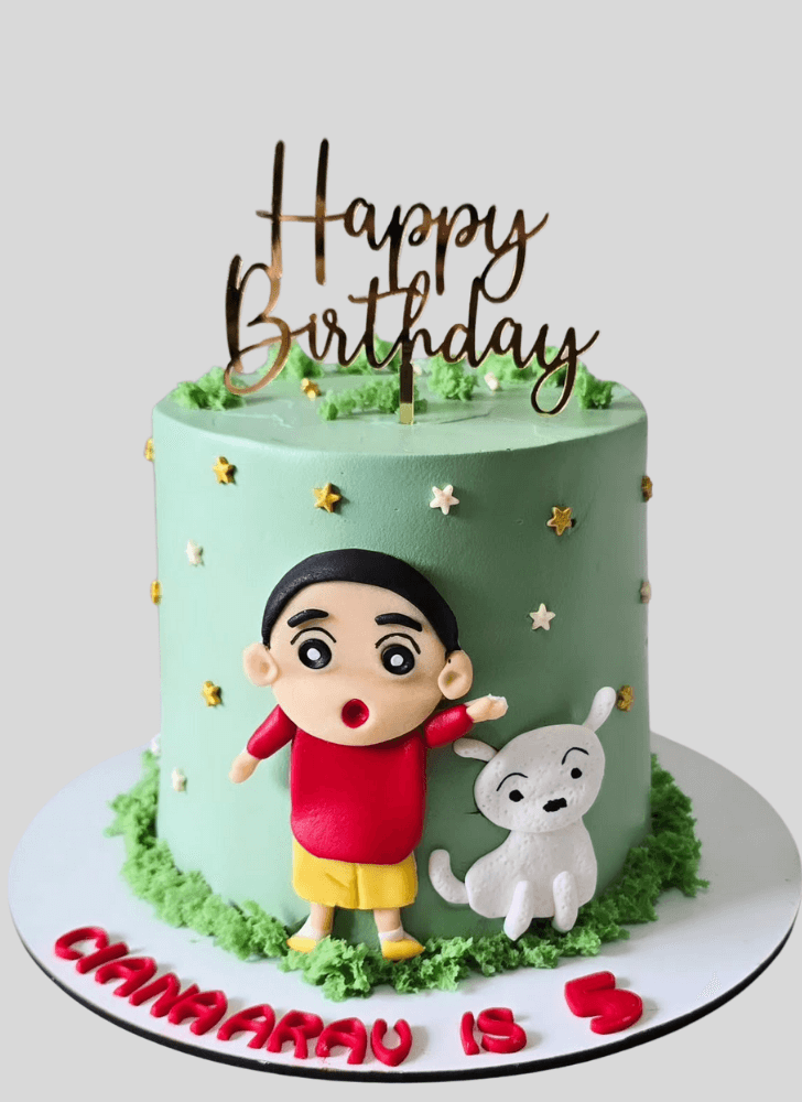 Inviting Shinchan Cake
