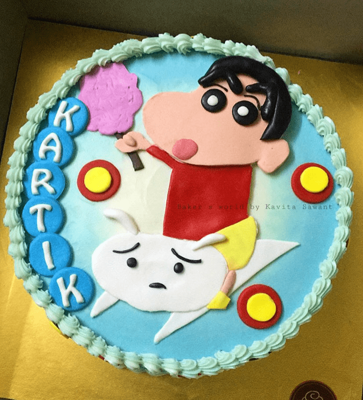 Admirable Shinchan Cake Design