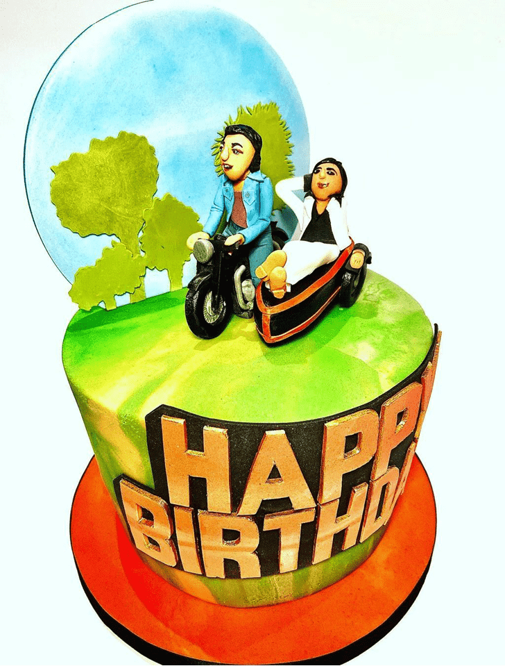 Alluring Sholay Cake