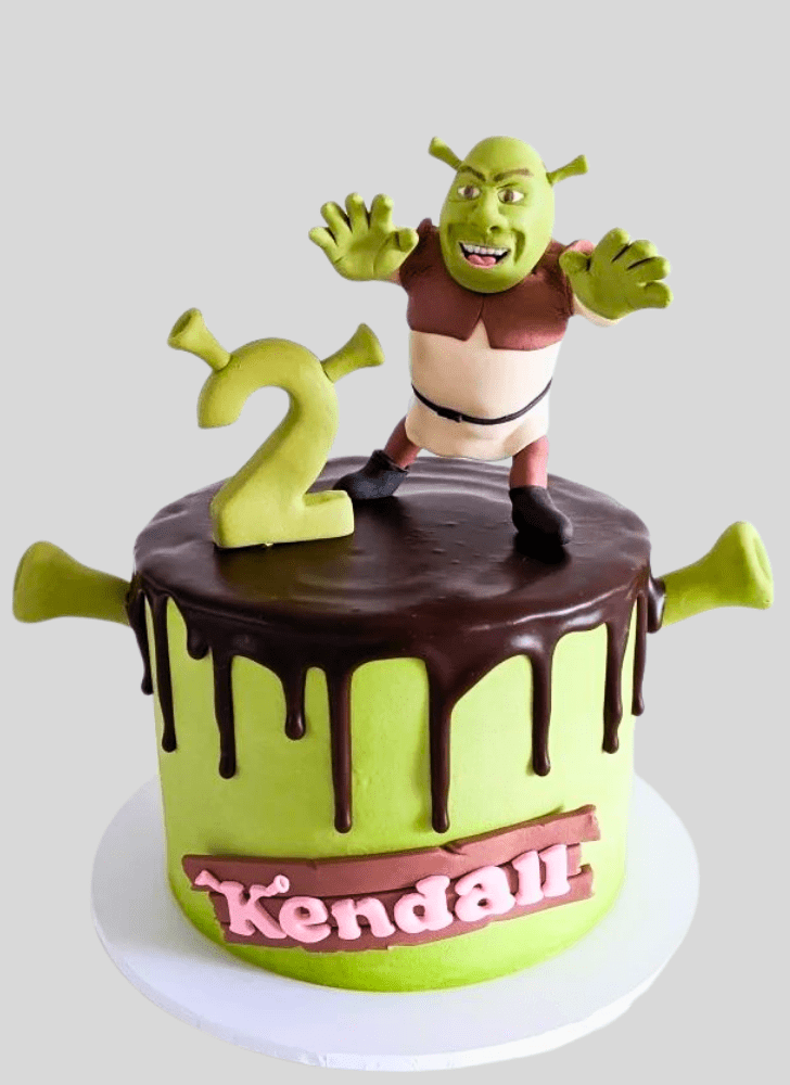 Divine Shrek Cake