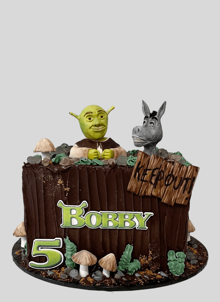 Gorgeous Shrek Cake