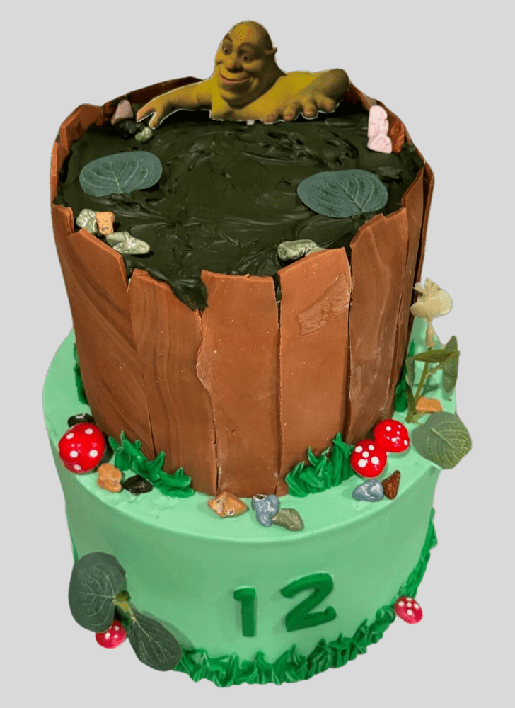 Graceful Shrek Cake