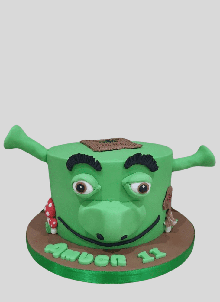 Radiant Shrek Cake