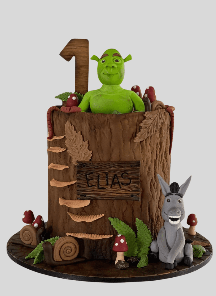 Splendid Shrek Cake