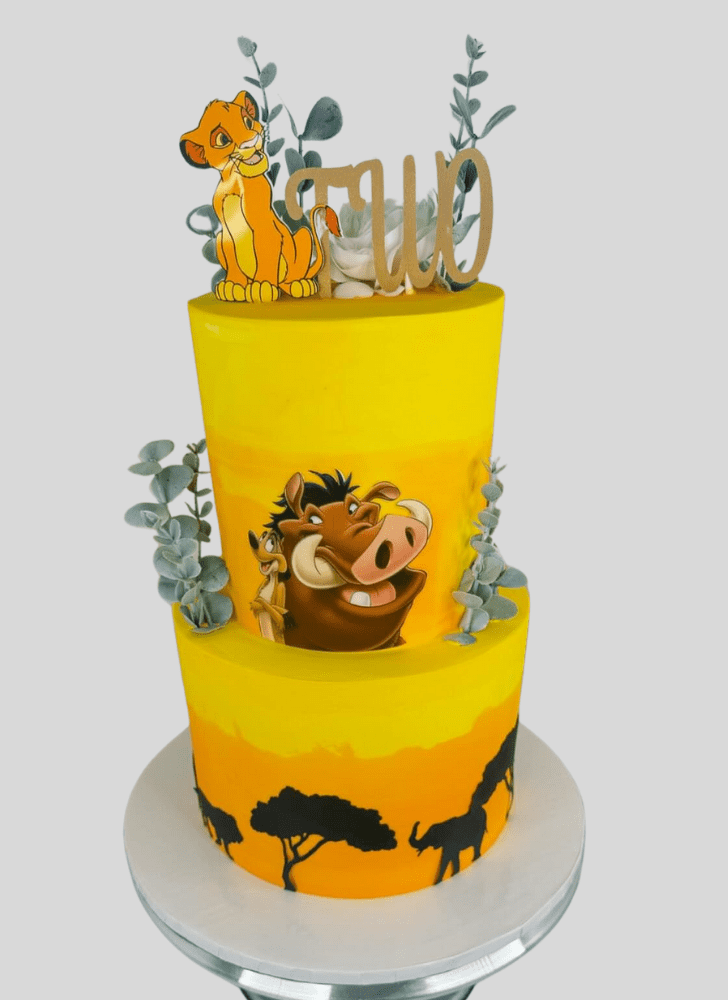 Admirable Simba Cake Design