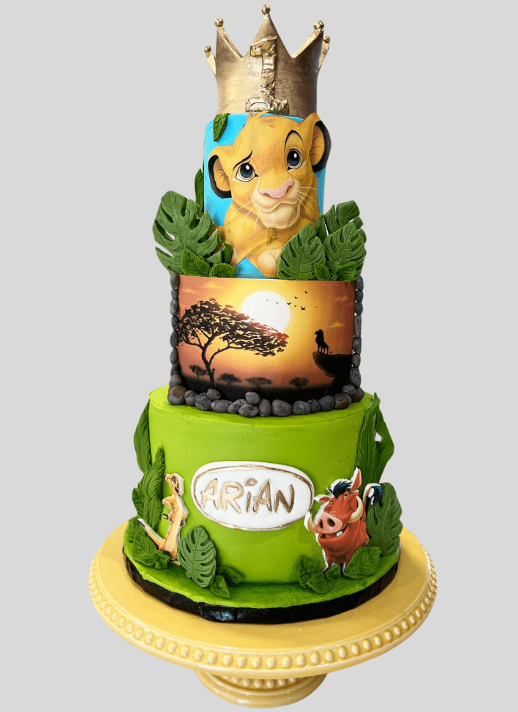 Adorable Simba Cake