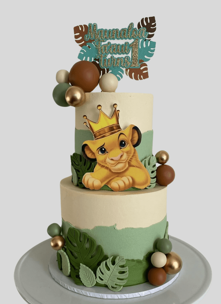 Alluring Simba Cake