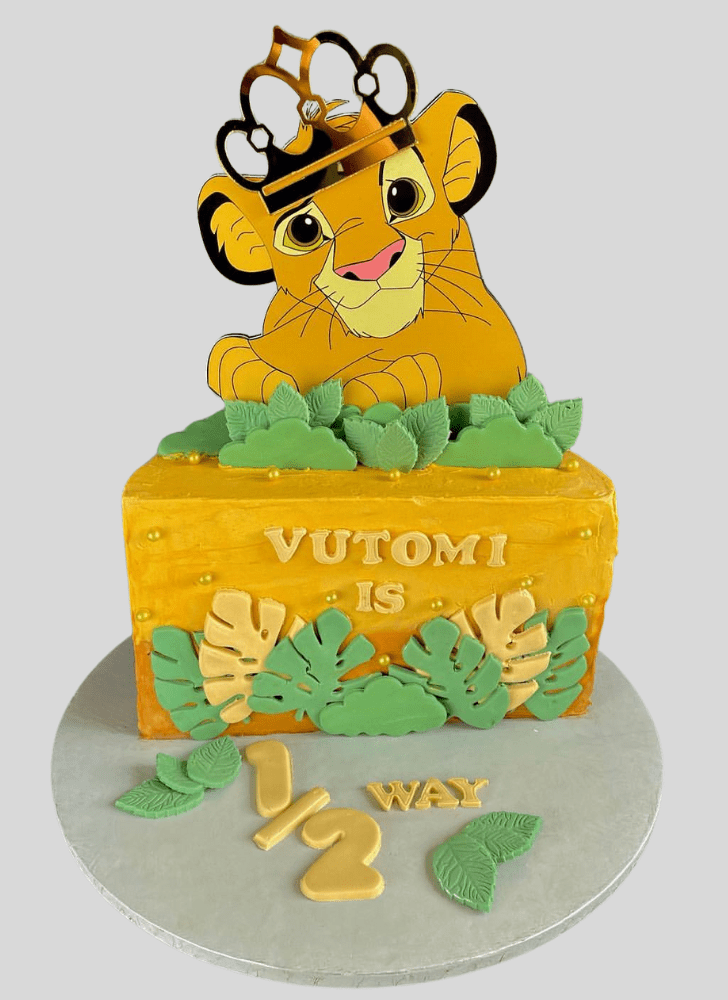 Appealing Simba Cake