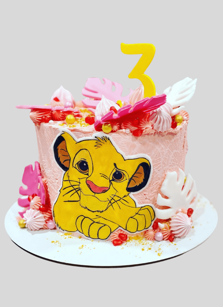 Cute Simba Cake