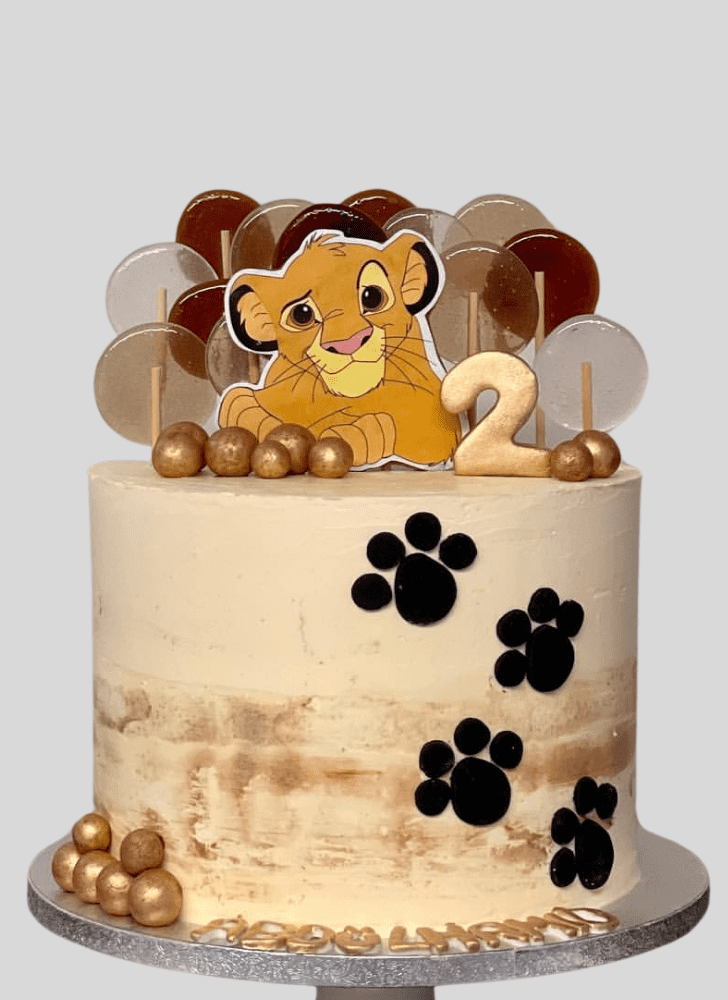 Dazzling Simba Cake