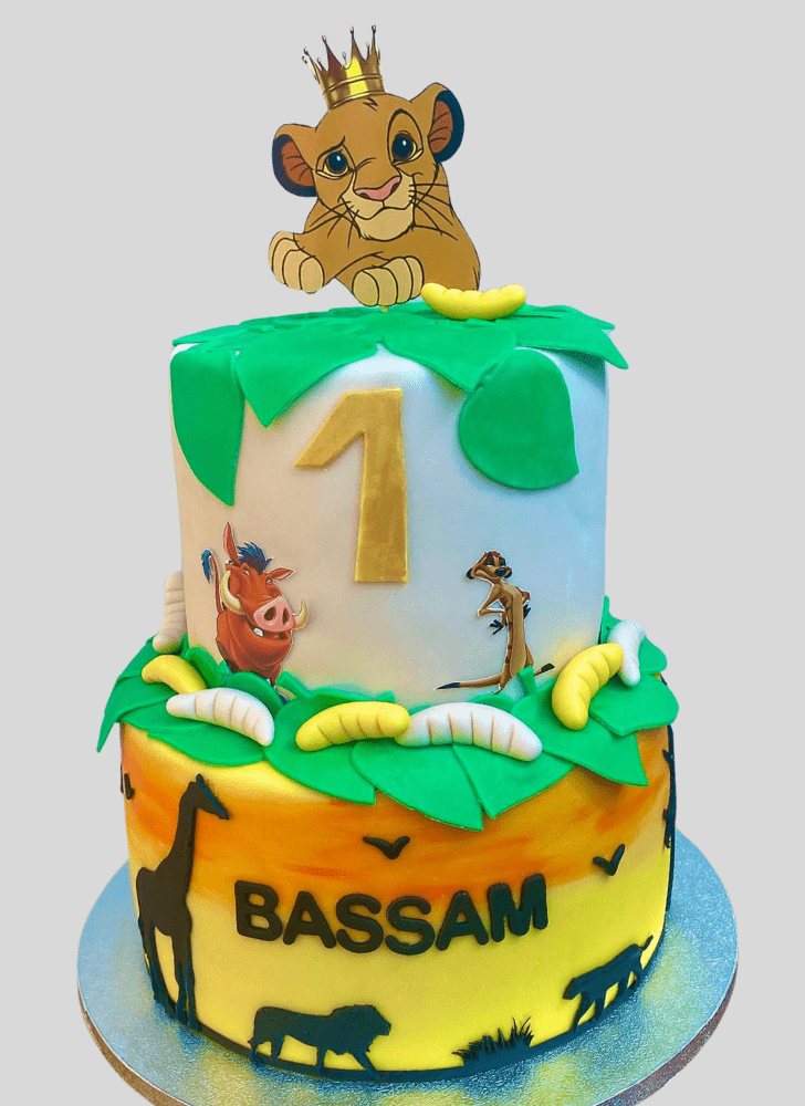 Fascinating Simba Cake