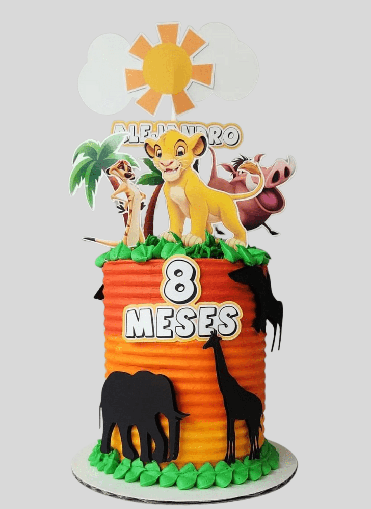 Good Looking Simba Cake