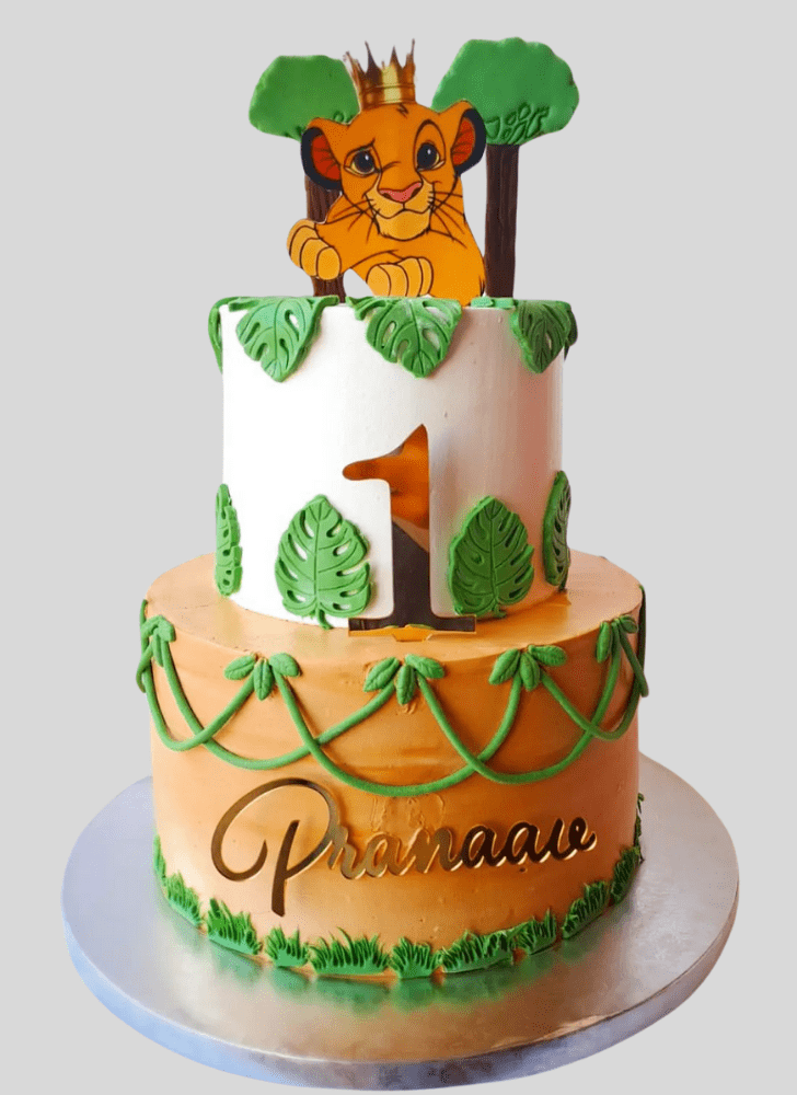 Handsome Simba Cake