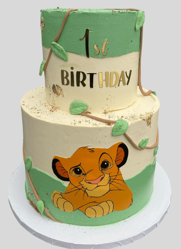 Pleasing Simba Cake