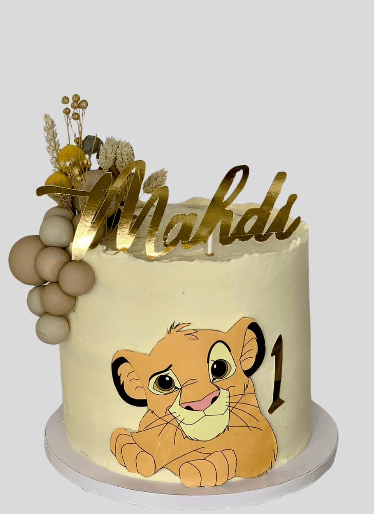 Pretty Simba Cake