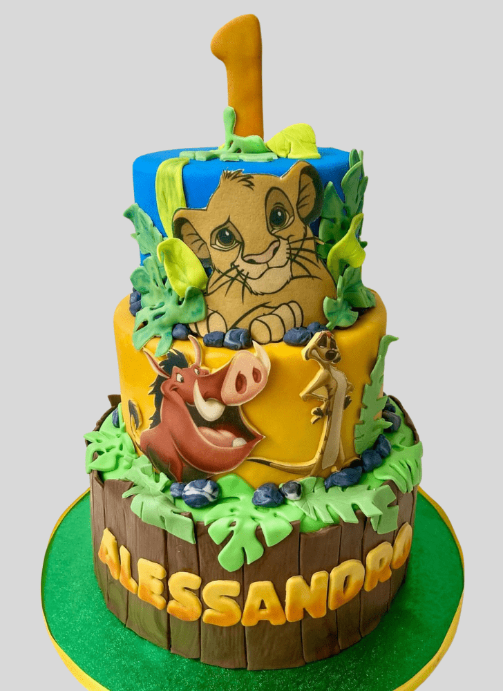 Resplendent Simba Cake