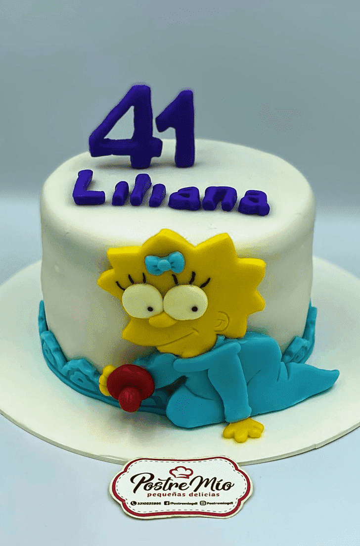 Admirable Simpson Cake Design