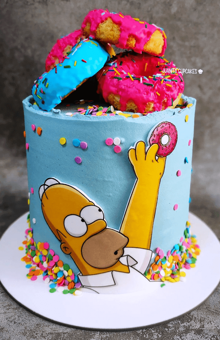 Cute Simpson Cake
