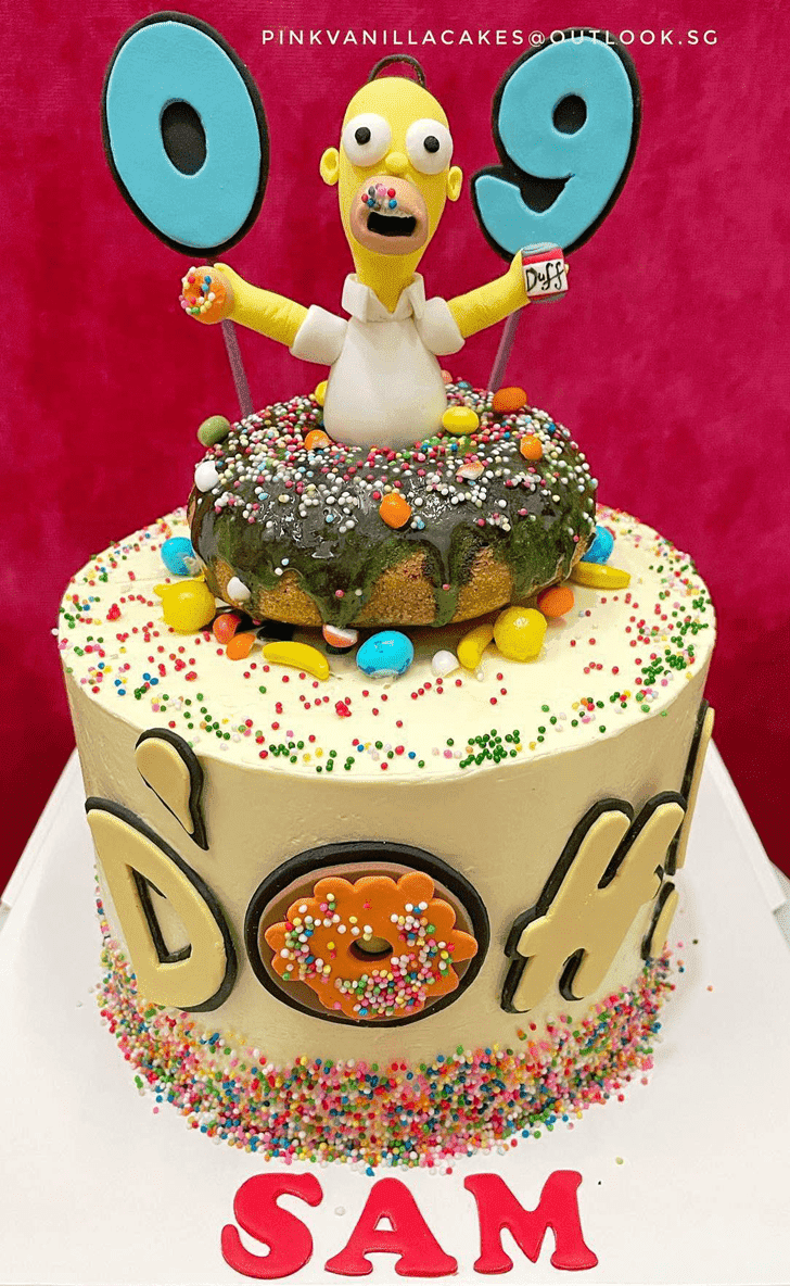 Divine Simpson Cake