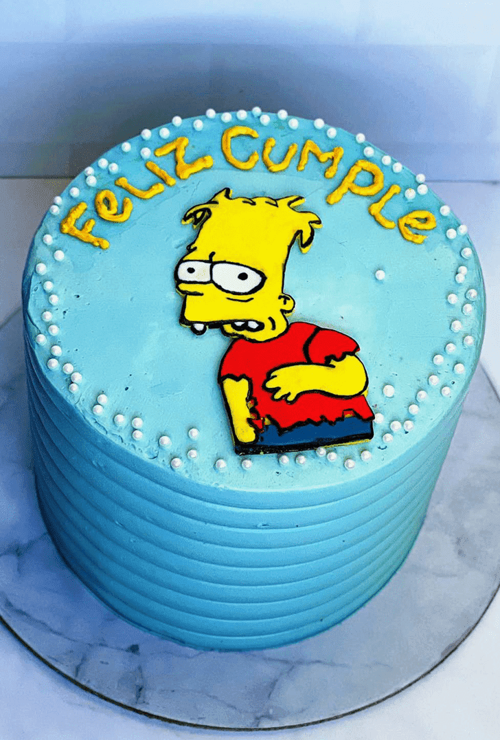 Inviting Simpson Cake