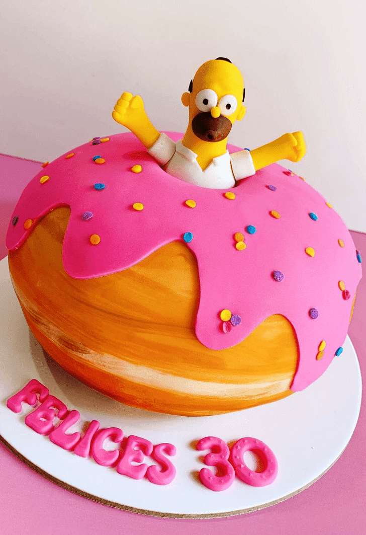 Mesmeric Simpson Cake