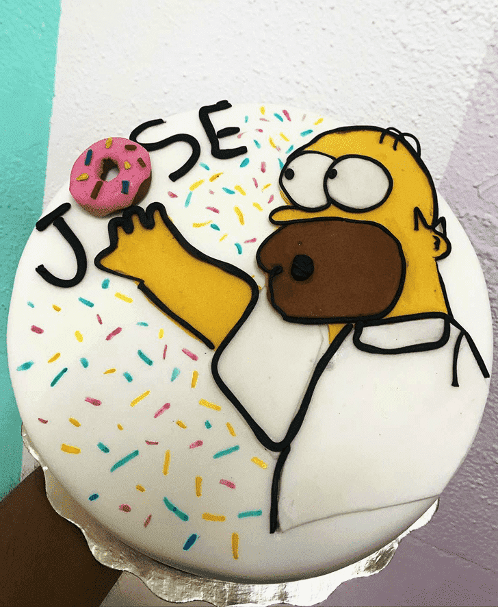 Resplendent Simpson Cake