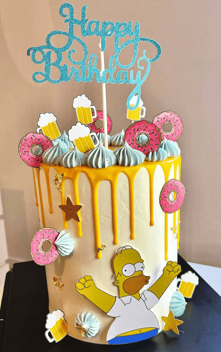 Shapely Simpson Cake