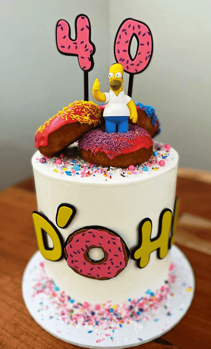 Stunning Simpson Cake