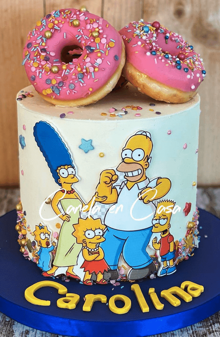 Superb Simpson Cake