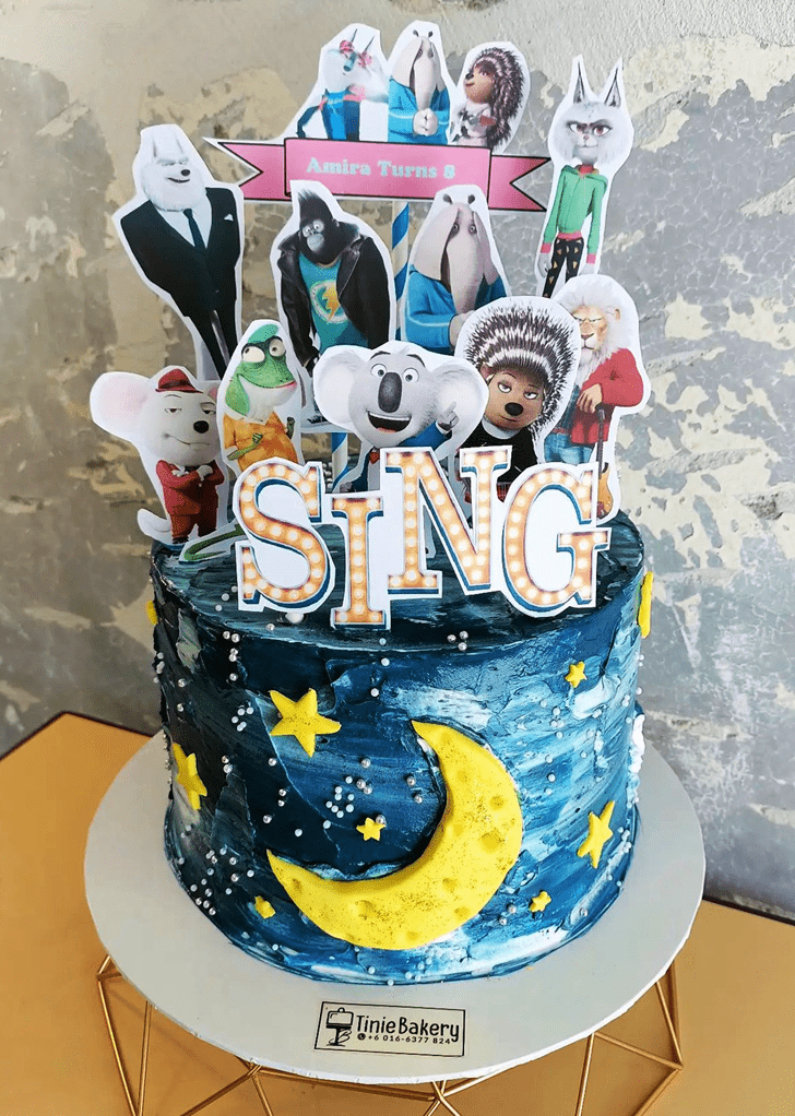 Captivating Sing Movie Cake