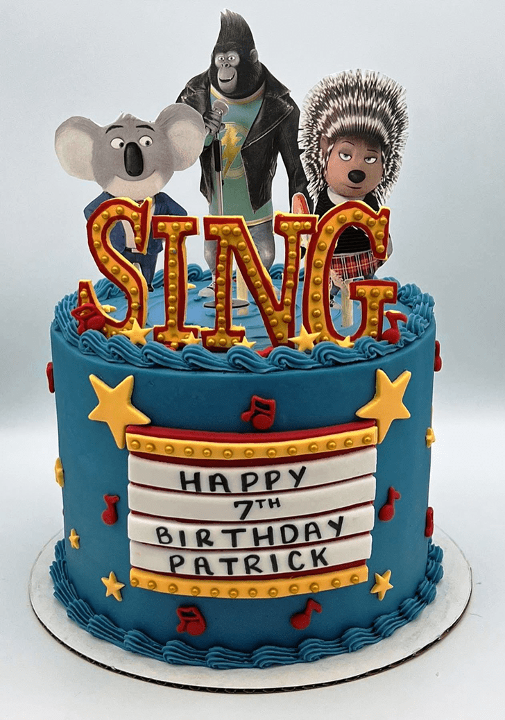 Classy Sing Movie Cake
