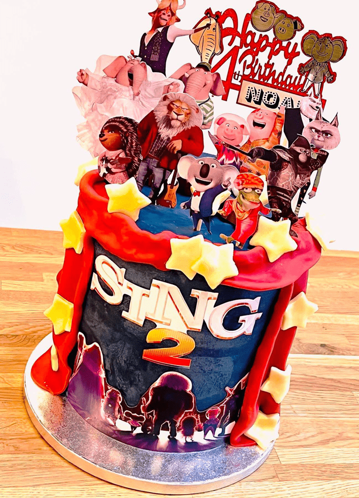 Dazzling Sing Movie Cake