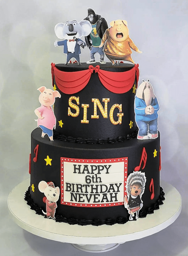 Delicate Sing Movie Cake