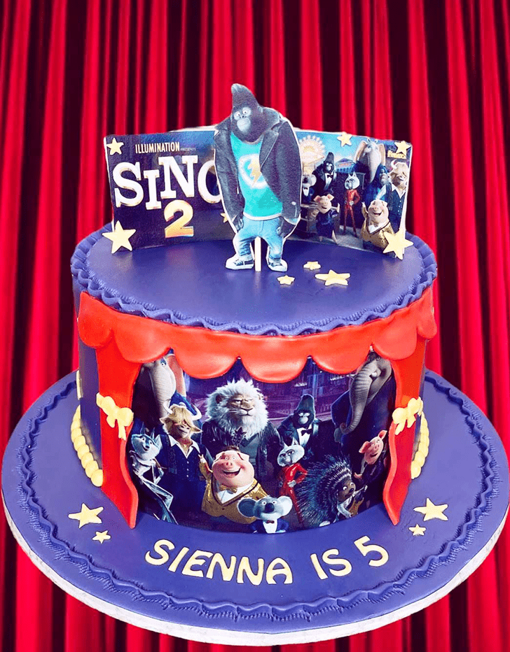 Marvelous Sing Movie Cake