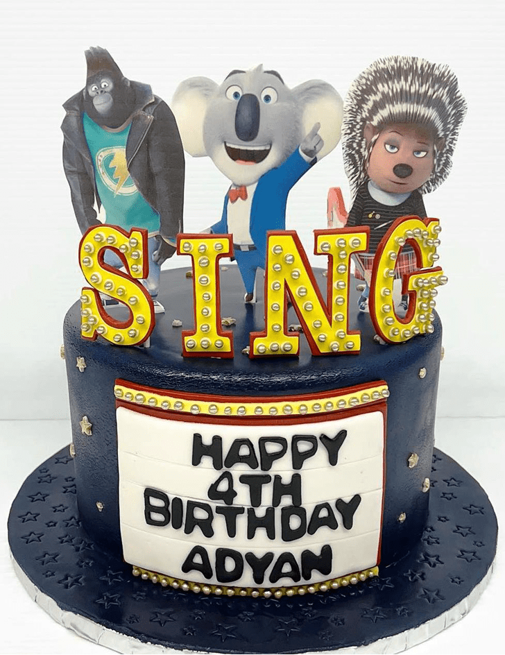Ravishing Sing Movie Cake