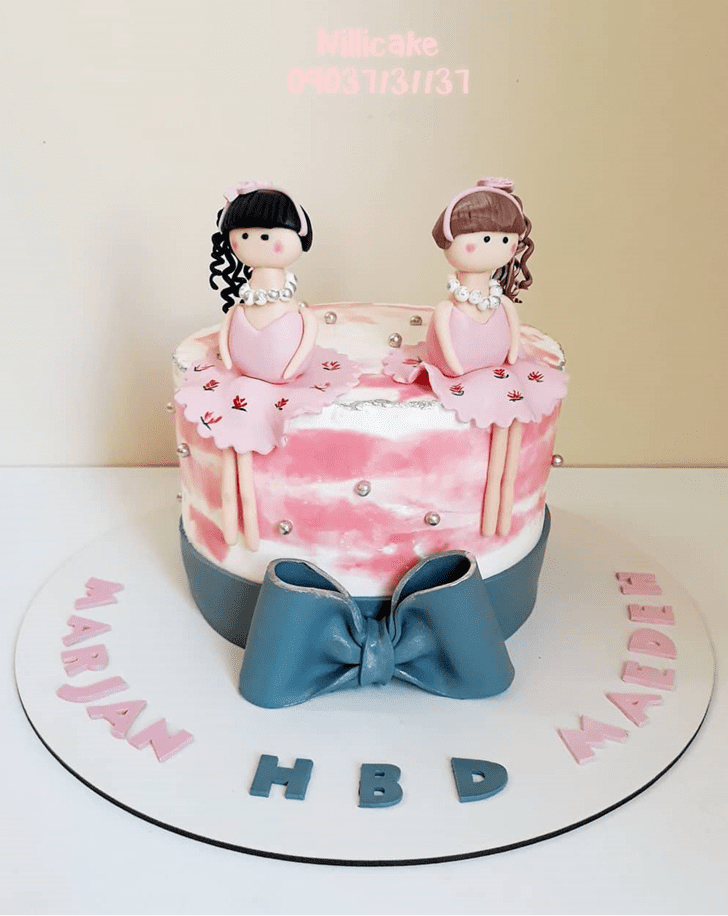 Lovely Sister Cake Design