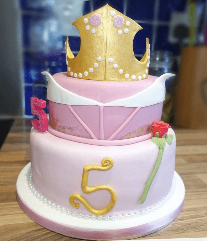 Magnificent Sleeping Beauty Cake